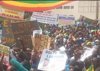 Pro-junta protest against foreign “interference” in Mali capital