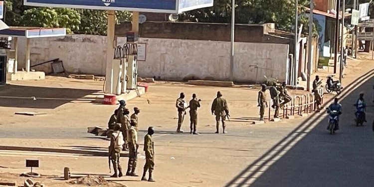 Shots heard near presidential palace in Burkina Faso