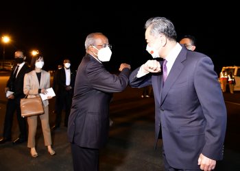 Chinese foreign minister, Wang Yi arrives in Eritrea
