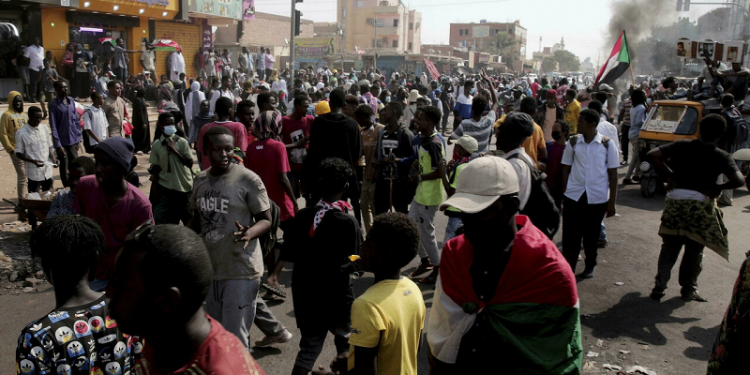 Sudan’s anti-coup protesters tear-gassed