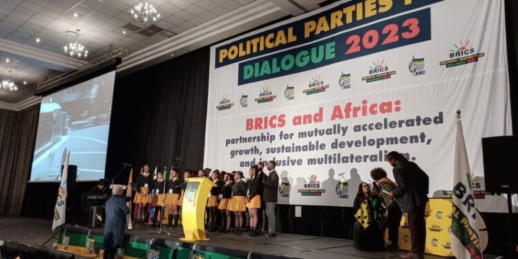 South Africa’s ruling party, ANC meets BRICS political parties ahead of summit