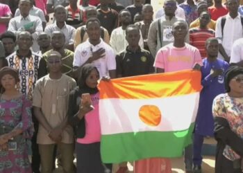Niger students rally in support of coup leader
