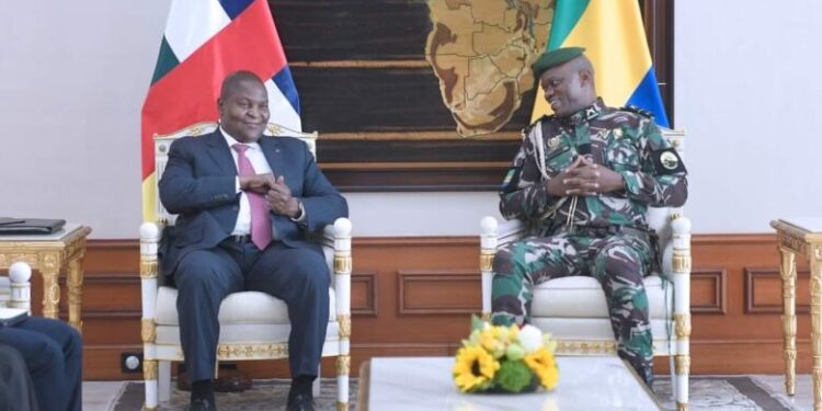 Central African Republic president meets Gabon junta leader; Bongo now free