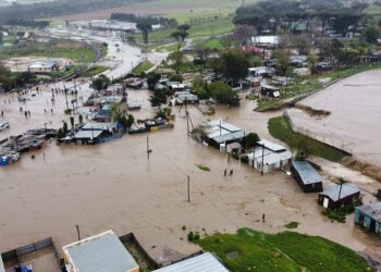 South Africa halts power cuts in Cape region amid flooding