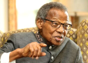 Zulu nationalist Mangosuthu Buthelezi, an important figure in the history of South Africa