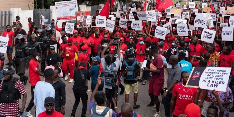 Ghana: 3-day protests over cost of living crisis, leaders’ “moral decay” end; opposition warn on Niger troop plans