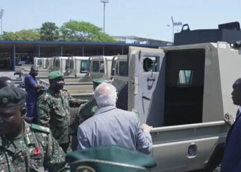 EU delivers 105 military vehicles to Ghana