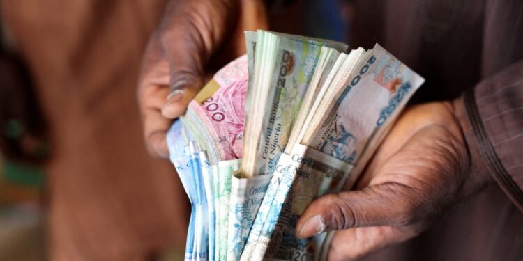 Nigerian naira hits record black market low of 1,100 per dollar