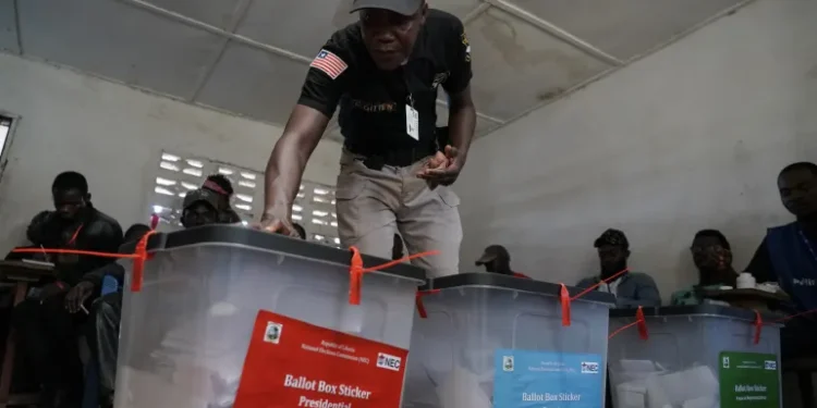 Liberians vote in presidential run-off