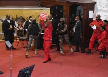 South Africa: parliament suspends Julius Malema, other MPs for a month