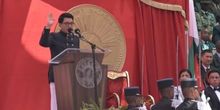 Madagascar president starts new term amid opposition boycott