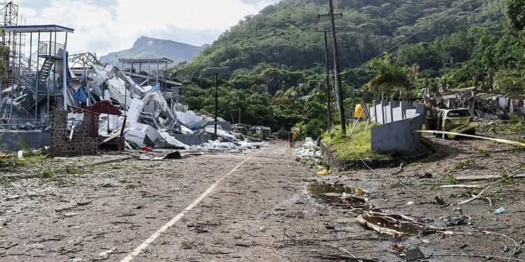 Seychelles blast site like a war zone, says President Ramkalawan