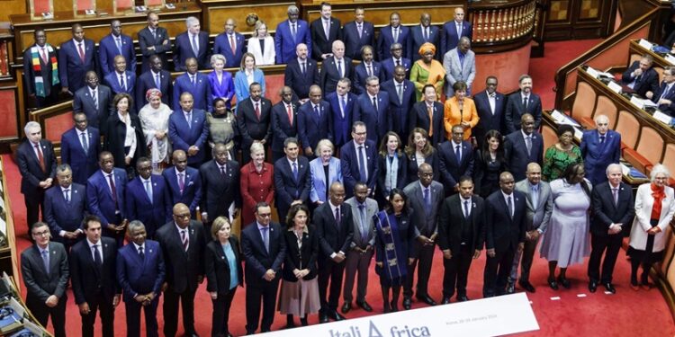 Italy PM opens Africa summit to unveil plan to boost development and curb migration