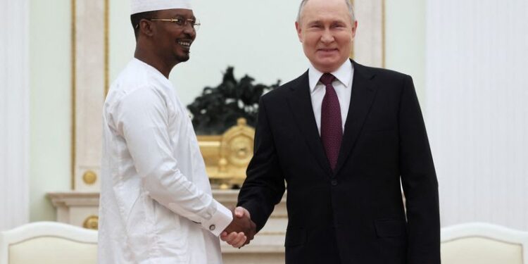 Russia’s President Putin meets Chad junta leader Mahamat Idriss Deby