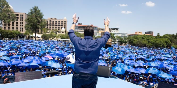 South Africa’s main opposition party lays out plans to unseat the African National Congress