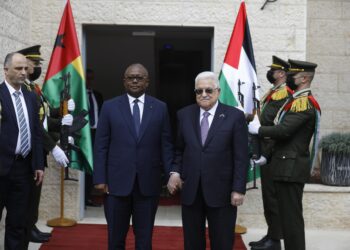 Guinea-Bissau president holds talks with Palestinian President Abbas
