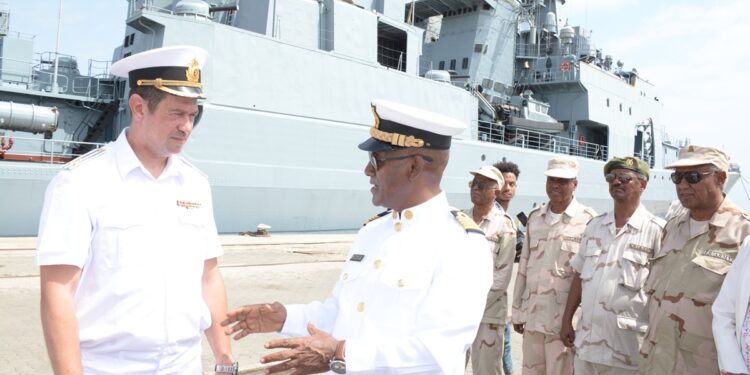 Russian warship docks in Eritrea port