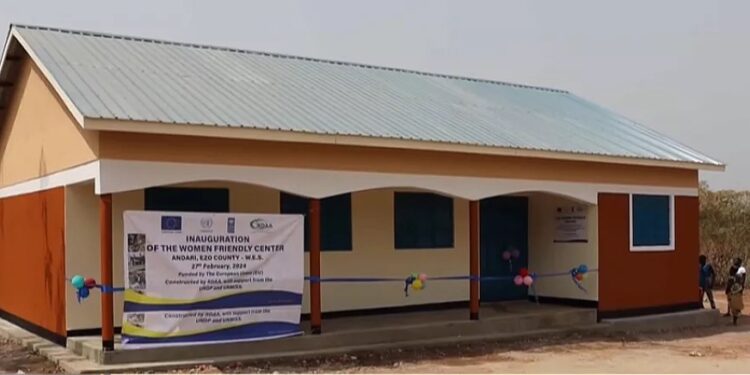 United Nations Mission in South Sudan and partners commission centre to assist survivors of conflict