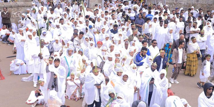 Ethiopian Orthodox Christians celebrate Palm Sunday