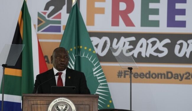 South Africa marks Freedom Day ahead of tough general election
