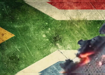 South Africa’s Ramaphosa calls opposition flag-burning as ‘treasonous’