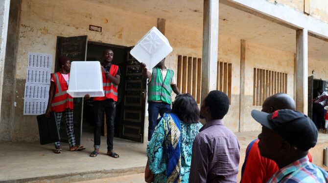 Togo ruling party wins sweeping majority in legislative poll