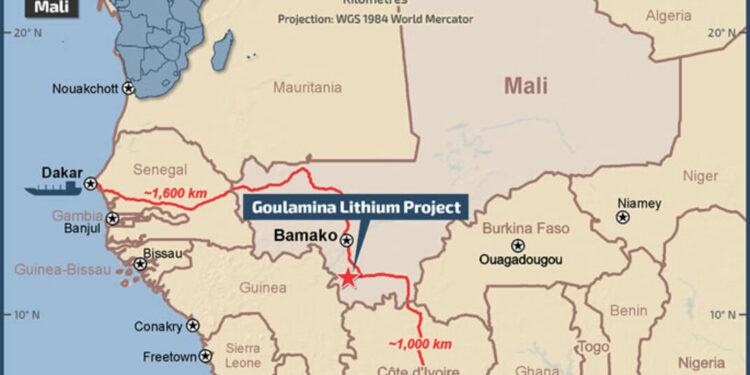 Mali signs agreement with China’s Ganfeng to operate Goulamina lithium mine