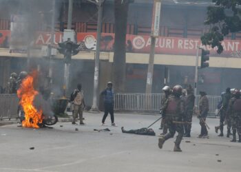 Kenya police warn against protests at capital’s main airport
