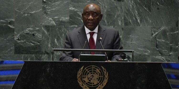 South Africa’s Ramaphosa calls on world’s leaders to take decisive action to end Palestinian suffering