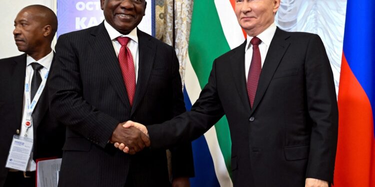 Ramaphosa tells Putin South Africa sees Russia as a valued ally