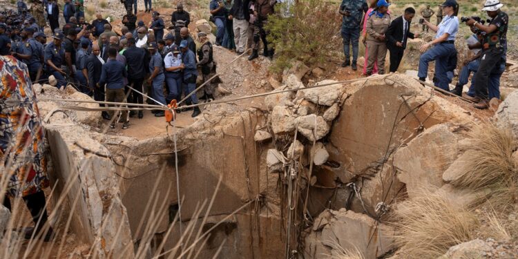South Africa’s President Ramaphosa calls for safe recovery of illegal miners stuck underground