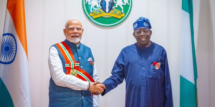 Nigeria and India pledge to strengthen defence, trade, development ties