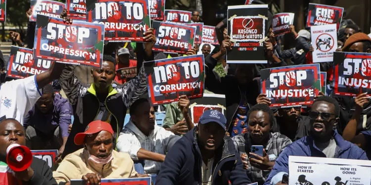 Kenyans protest in Nairobi for end to abductions targeting government critics