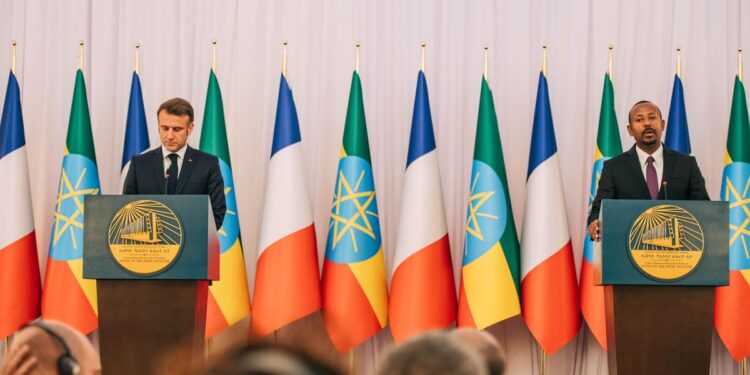 French President Macron backs Ethiopia’s debt restructuring efforts