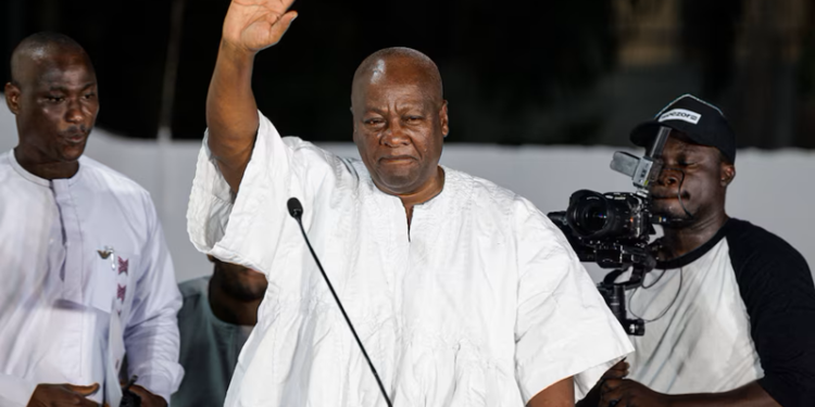 Ghana electoral commission declares ex-President Mahama election winner