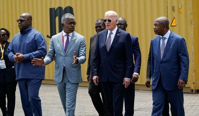U.S. President Biden meets African leaders in Angola to advance Lobito railway project