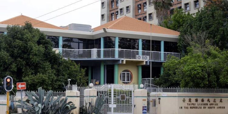 Taiwan says South Africa gives March deadline to move office from Pretoria