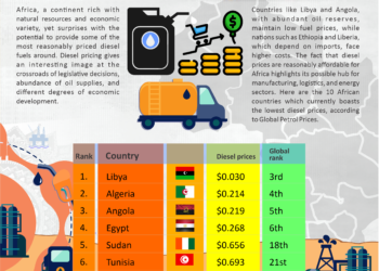Infograph: Africa’s Cheapest Diesel Prices at the Dawn of 2025