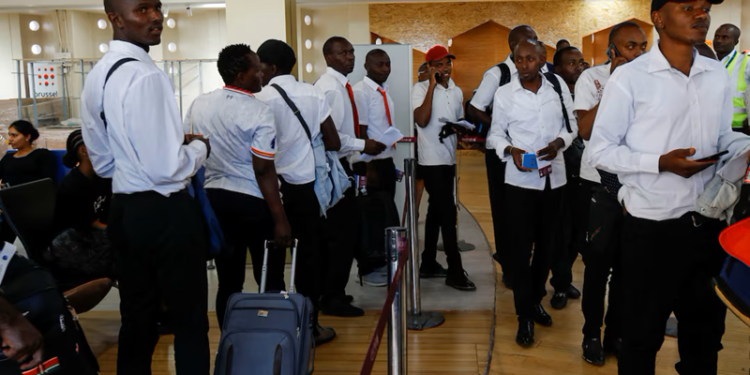 In search of economic boost, some African countries send workers abroad