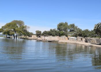 Lake Chad, a historical region in west-central Africa