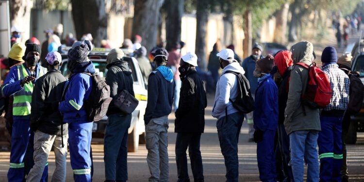 South African jobless rate rises, more give up looking for work