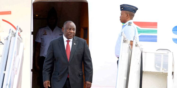 Ramaphosa brings golfer Ernie Els and South African billionaire to face Trump