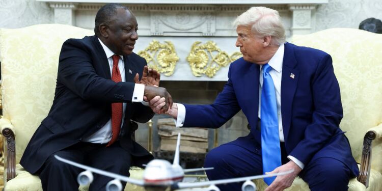 South Africa’s Cyril Ramaphosa pushes back against Trump claim of Afrikaner “genocide”