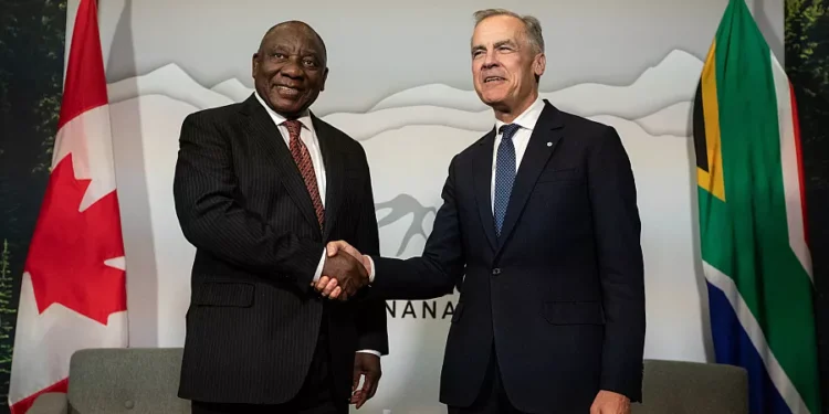 SA leader Cyril Ramaphosa arrives in Canada for G7 summit