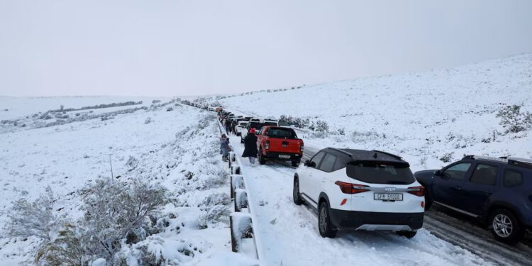 Severe cold front bringing snow in South Africa causes fatal accident, power outages
