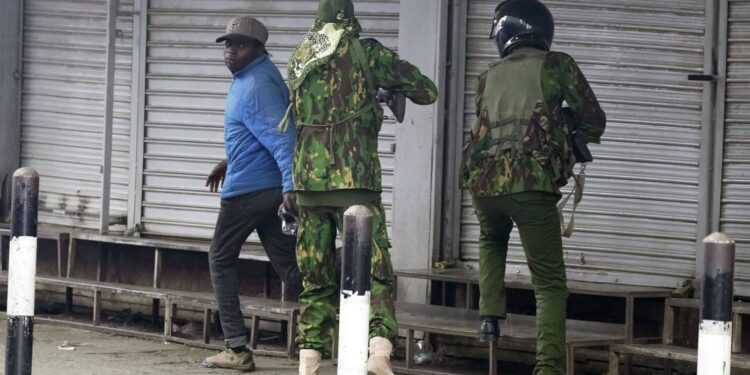 Kenyan police officer arrested for shooting unarmed man in the head