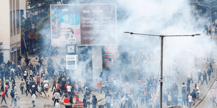 Ten in Kenya suffer gunshot wounds at rallies marking anniversary of deadly protests
