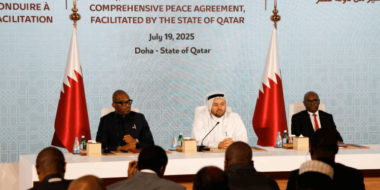 DR Congo, M23 rebels pledge in Qatar to reach peace deal next month