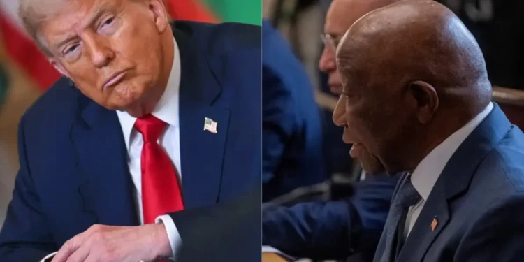 US President Trump asks Liberian President Boakai where he learned English, his country’s official language