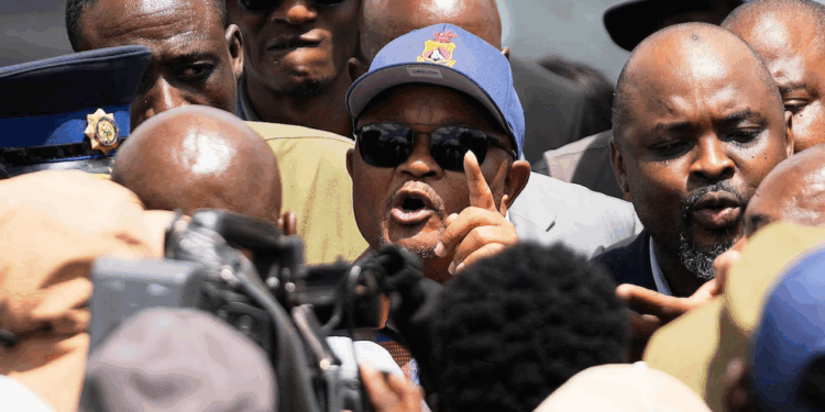 Top South African official accuses police minister of colluding with crime syndicates